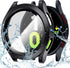 Goton Waterproof Case for Galaxy Watch 5 & 4 with Screen Protector 44mm, No Fog Tempered Glass Face Cover