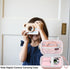 Elonbo Digital Camera Carrying Case for CAMKORY, Compact Small Travel Storage Cover for Kids, Rose Gold