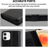 MONASAY Wallet Case for iPhone 11, 6.1-inch - Flip Folio Leather Cover with Glass Screen Protector and RFID Blocking