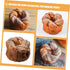 Toddmomy Realistic Pu Simulation Bread Model Fake Food Decor Lifelike Bread Prop for Photography Home Bakery Display