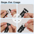 Smart Watch Band Fixing Rings, 8 Pack 20mm Silicone Security Connectors for Watch Strap Replacement Accessories