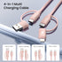 Basesailor 4-in-1 USB C to USB C Cable 1ft, 60W Fast Charging Multi Charger Cord for Kindle Fire, Samsung Tab - 2023