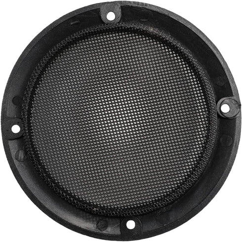 Fielect 2 Pcs 4" Speaker Grill Mesh - Decorative Circle Woofer Guard Protector Cover with 8 Screws (Silver)