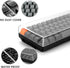 Geekria 65% Keyboard Dust Cover, Clear Acrylic Cover for 68 Key Mechanical Keyboards, Compatible with Keychron K7, K6