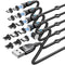 Magnetic Charging Cable (5Pack, 1.6/3.3/3.3/6.6/6.6ft), 360°&180° Rotating Magnetic USB C Charger Cable