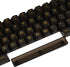 Fogruaden 61 Keys Black Clear Keycap Set, OSA Profile Transparent PC Material Keycaps, Compatible with 61 Key Cherry