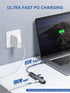 USB C Hub Ethernet, 6 in 1 Laptop Docking Station, Dockteck USB C Multiport Adapter with 4K HDMI, 100W PD, and USB Ports