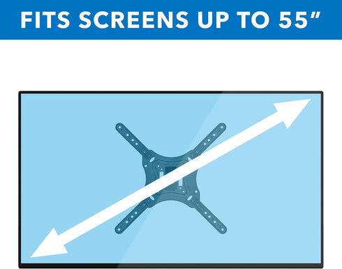Mount-It! 2355 Inch 15.6 75x75 400x400 66 lb Full Motion Articulating TV Wall Mount for LED LCD OLED Flat Screen TVs |