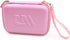 CASEMATIX Camera Travel Case Compatible with PROGRACE, Ourlife, Dragon Touch and More Waterproof Toy Camera Video Recorders - Pink Case for Toy Action Camera and Accessories