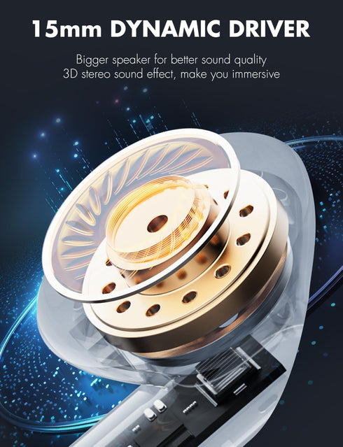 Wired Earbuds, Ultra Clear Calls & No Noise, 3.5mm Earphones with Mic, Compatible with iPhone/iPad/Android