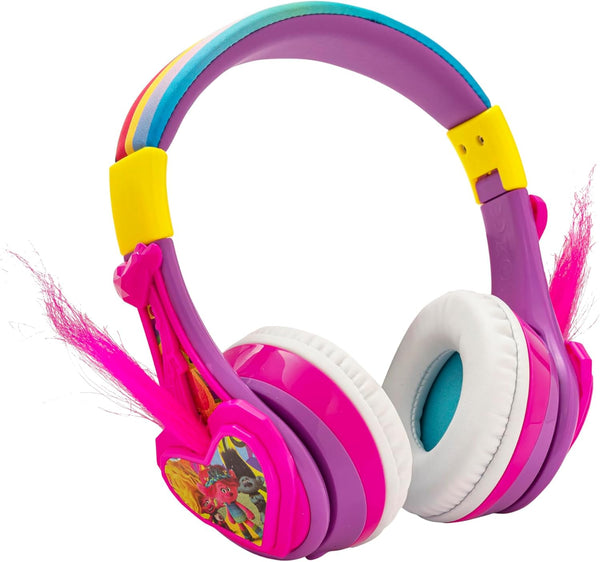 eKids Bluetooth Headphones for Kids, Wireless Foldable Headphones with Microphone, Volume Reduced for School, Home,