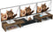 WESTREE Triple Dual Monitor Stand Riser, Extra Long Monitor Stand for 1~2~3