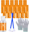 K&F Concept Full Frame Sensor Cleaning Kit, 16pcs Swabs, 20ml Cleaner & Gloves for Sony Nikon Canon Cameras