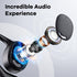 Open Ear Headphones - AirFlow Pro Bluetooth 5.3 Earbud Wireless Earphones Headset for Running and Outdoor Activities with Immersive Sound(Black)