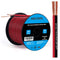 Speaker Wire Cable 18 Gauge 50FT, 18/2 AWG CCA Red Black Wire, Low Voltage Wire for DC 12V/24V Stereo Audio