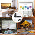 StepOK 16:9 60"|72"|84"|100"|120"|150" (84 inch Projector Screen, White Projector Screen, No Crease Home Theater