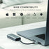 Satechi USB C Ethernet Adapter 2.5 Gigabit, 4 in 1 Network Adapter with Enhanced Speed and 3 USB C 3.2 Ports for Mac,
