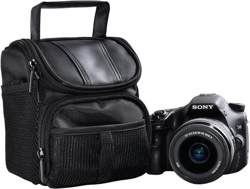 FOSOTO Waterproof Camera Case Bag - Compatible for Canon EOS M10 M6 M2, Nikon P600, Sony RX10M3, Olympus EM10