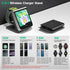 Wireless Charger for Samsung Galaxy Z Flip, 2 in 1 Foldable Travel Fast Charging Stand for Galaxy Z Flip 6/5/4/3,
