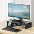 Monitor Stand Riser for Desk, 2-IN-1 Foldable Laptop Stand, Desktop Organizers and Accessories for Laptop, Black