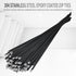 100pcs 11.8 inch 304Stainless Metal Zip Ties black steel Epoxy Coated Cable Tie Multi-purpose Self-locking Cable Ties