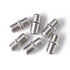 QDiShi 10 Pack Coaxial Cable Connector, RG6 Coax Cable Extender F-Type Silver Plated Adapter for TV Cables