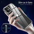 JJGoo Compatible iPhone 11 Case Clear, Transparent Shockproof Slim Anti-Scratch Hard PC Back Protective Bumper