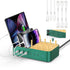Bamboo USB-C Charging Station for Multiple Devices, 60W 6 Port Charging Dock with 3 AC Outlets, 3 USB C, 3 USB A, 6.6ft