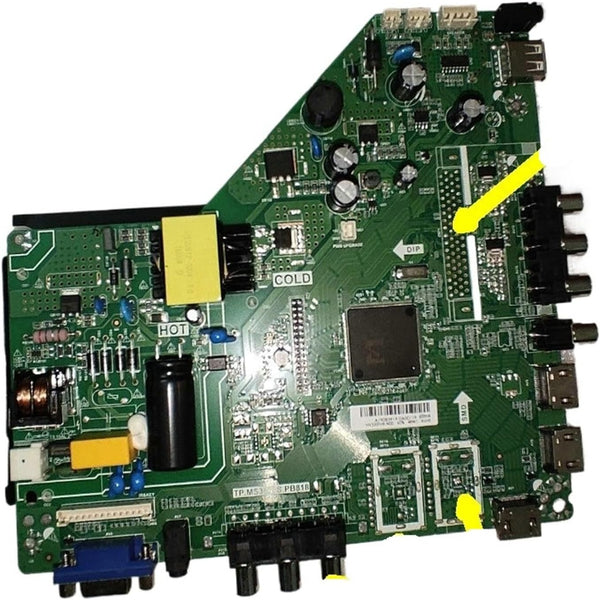 TP.MS3663S.PB818 LCD LED TV Three-in-one TV Motherboard Backlight Voltage 34-44v 550ma 1366x768(NO