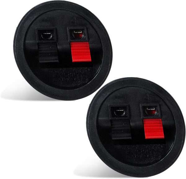 Zyghjort 2 PCS Speaker Terminals, Sub Box Terminals Speaker Box Terminal Cup Subwoofer