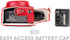 MegaGear MG1262 Ever Ready Leather Case for Panasonic Lumix DC-ZS80, DC-ZS70, DC-TZ95, DC-TZ90 - Red