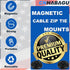 6 Magnetic Zip Tie Mounts Wire Magnet Cable Tie Mount Clips Base Holder Multipurpose Wire Cable Holder Mount Wire Clips