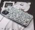 Compatible with iPhone 11 Bling Glitter Case, Luxury Shiny Diamond Crystal Rhinestone Handmade Clear Cover Case (6.1'')