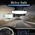 Phone Mount for Car, Rear View Mirror Holder, Rotatable and Retractable for Car Compatible with iPhone Samsung All 4-7