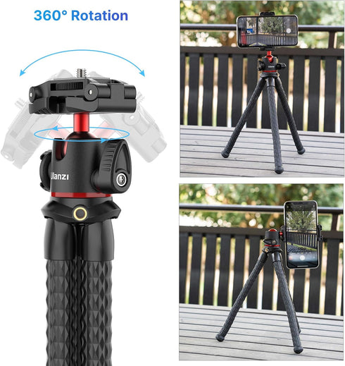 ULANZI MT-33 Camera Tripod, Flexible Mini Tripod with 1/4" Screw for Magic Arm, Compatible with iPhone and Cameras