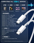 USB C to USB C, 240W USB C Cable, 6.6ft Fast Charging for Macbook Pro/Macbook Air, iPad Pro 12.9-inch, iPhone 15/Pro