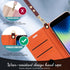 FYY Designed for iPhone SE Case 2022 / 2020 / iPhone 7 / 8 - Luxury PU Leather Wallet Phone Case with Card Holder (Dark