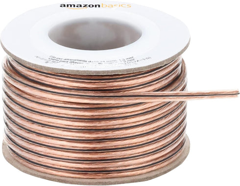 Amazon Basics 16-Gauge Speaker Wire Cable, 50 Feet