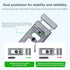 FANAUE Aluminum Phone Holder - 17mm Ball Head Compatible with Garmin Mounts for 6-8.5" Smartphones