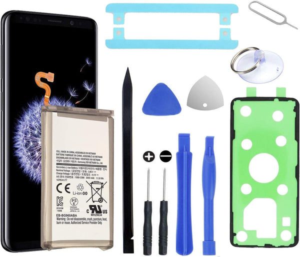 Galaxy S9 Battery Replacement Kit - Samsung Galaxy S9 EB-BG960 EB-BG960ABA G960U G960F G960W 3000mAh