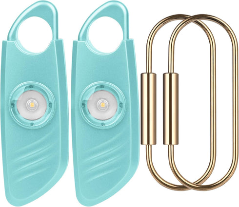 Personal Safety Alarm for Women, 140dB Safe Sound Personal Alarm with Strobe Light, 2 Pack in 5 Colors