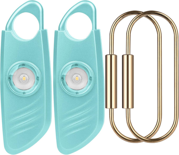 Personal Safety Alarm for Women, 140dB Safe Sound Personal Alarm with Strobe Light, 2 Pack in 5 Colors