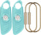 Personal Safety Alarm for Women, 140dB Safe Sound Personal Alarm with Strobe Light, 2 Pack in 5 Colors