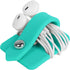 Cord Organizer Earbuds Holder Earphone Wrap Earphones Organizer Headset Headphone Earphone Wrap Winder Cord Manager Cable Winder Blue