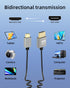 4K/60Hz 18Gbps 3D, 3D, GELRHONR Mini HDTV Coiled Cable, Thin Mini HDTV Cable Short Support for DSLR Camera Camcorder