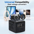 Unidapt International Travel Adapter - Universal Power Adapter Worldwide with 3 USB-A, 1 Type-C for Travel