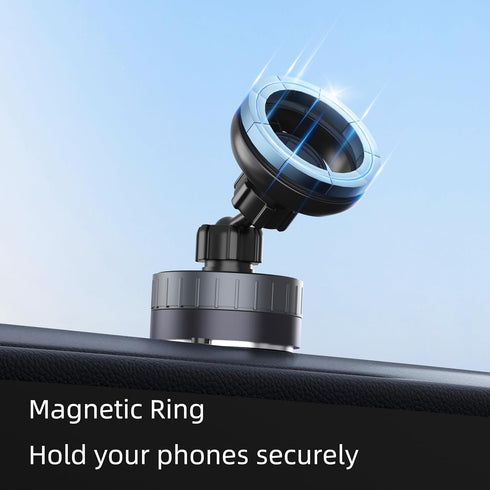 NYUDN 360 96LBS Vacuum Magnetic Car Phone Holder Reinforced Ultra Suction Cup Phone Mount for MagSafe Cell Phone