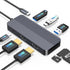 YUANSHAN Docking Station Dual Monitor for HP/Dell/Lenovo/MacBook, USB C Hub Adapter with Dual