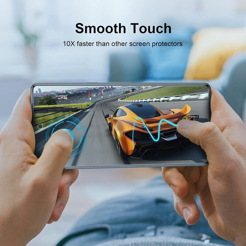 LK 3 Pack Screen Protector for Google Pixel 7 with 2 Pack Camera Lens Protector, 9H Tempered Glass, Fingerprint Unlock