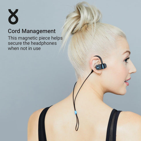 JAM Live Fast Earphones: Black, 30 ft Bluetooth, IP67 Sweat Resistant, 12 Hour Battery, Hands-Free, 3 Sizes Included.